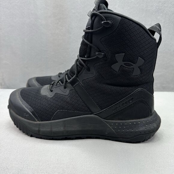 Under armour Micro G Valsetz Womens Size 7.5 Boots Black Tactical UA 3023744-001 - Picture 3 of 8